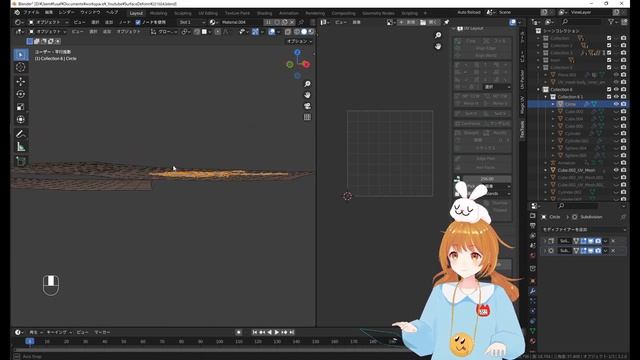 【Blender】曲面に沿ったモデリング方法【TexTools × サーフェス変形モディファイア】 смотреть онлайн