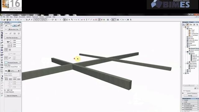 Column Tool, Beam Tool & Slab Tool in ArchiCAD - Arabic смотреть онлайн