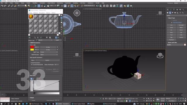 3ds Max 2023: Map Falloff Direction: Object смотреть онлайн