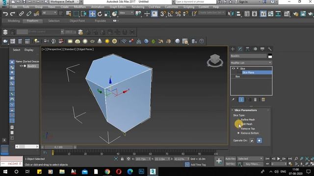 3DS MAX - 30. Slice & Cap Hole Modifiers смотреть онлайн