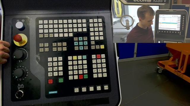 Клавиши SIEMENS 840D (DMC 1035 V ecoline) смотреть онлайн