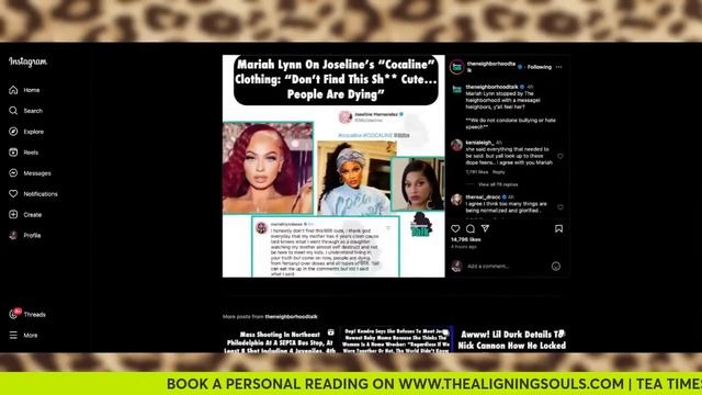 Zeus Tea | MariahLynn (Baddies East) CALLS OUT Joseline Hernandez For PROMOTING Coke смотреть онлайн
