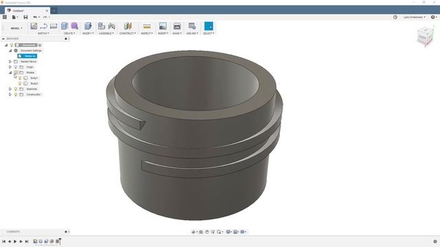 How To Model Bottle Thread in Fusion 360 — Season 2 EP12 смотреть онлайн