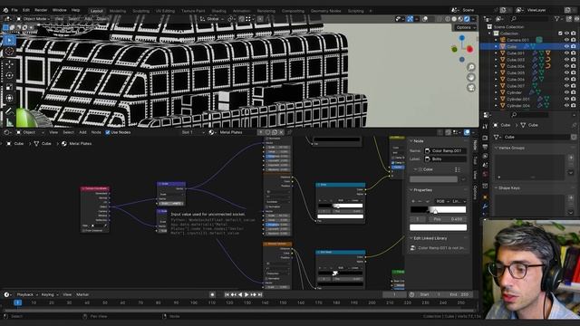 How To Make Plate Armour with Bolts Using Only One Shader - Blender Tutorial смотреть онлайн