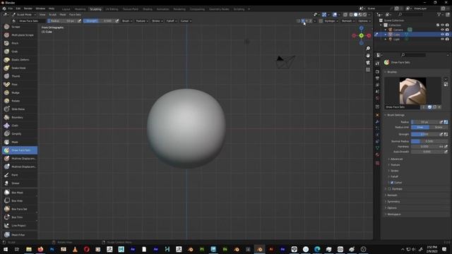 Blender Extract Face