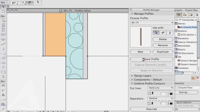 035 More Complex Profile - ArchiCAD Tutorial смотреть онлайн