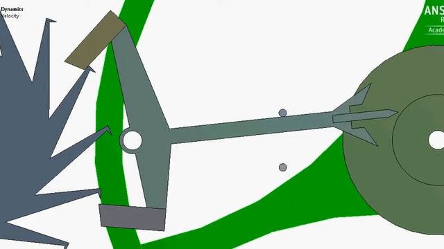 ANSYS Rigid Dynamics Moment in Time смотреть онлайн