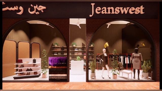 Shopping Mall Design/walkthrough in Revit _ Enscape смотреть онлайн