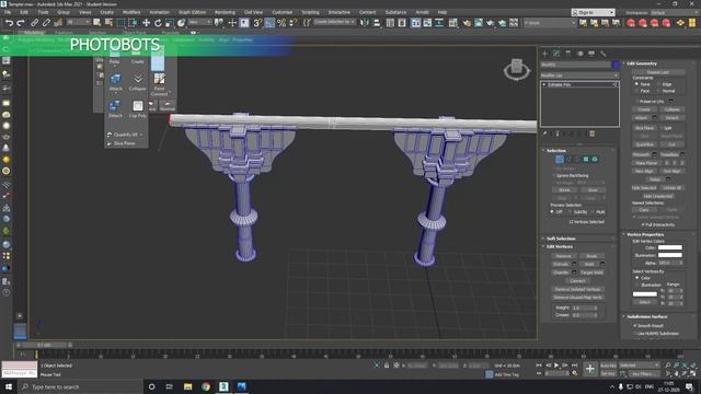 Modeling Temple Ruins - 3ds max environment tutorial part - 1 смотреть онлайн