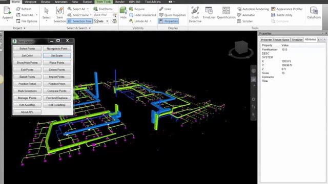 Autodesk Point Layout - Export to Navisworks video смотреть онлайн