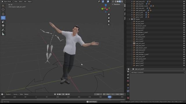 Retargeting motion capture from Iphone XS to blender rigify rig смотреть онлайн