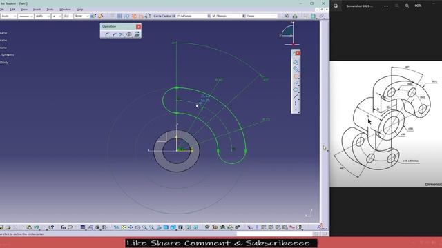 CATIA V5 TUTORIAL EXERCISE 52 смотреть онлайн