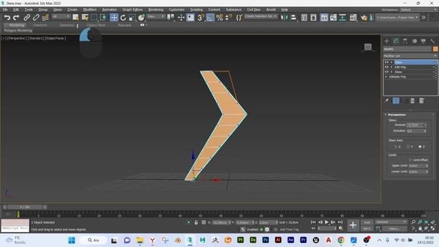 Skew Modifier | 3ds Max Tutorial смотреть онлайн