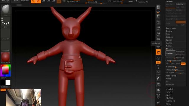 Zbrush supernopea lowpoly/midpoly-hahmo смотреть онлайн