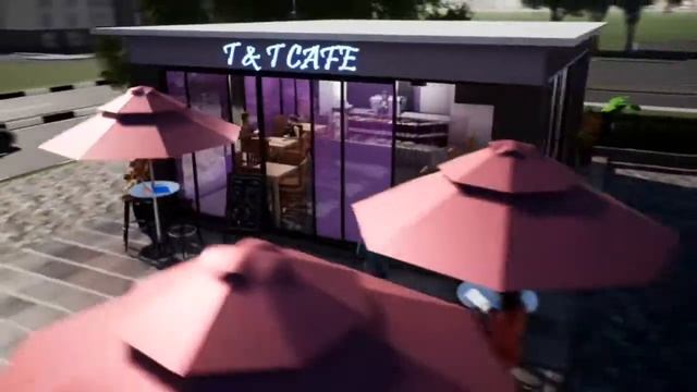 Twinmotion 2021 animation - Cafe walkthrough #twinmotionanimation смотреть онлайн