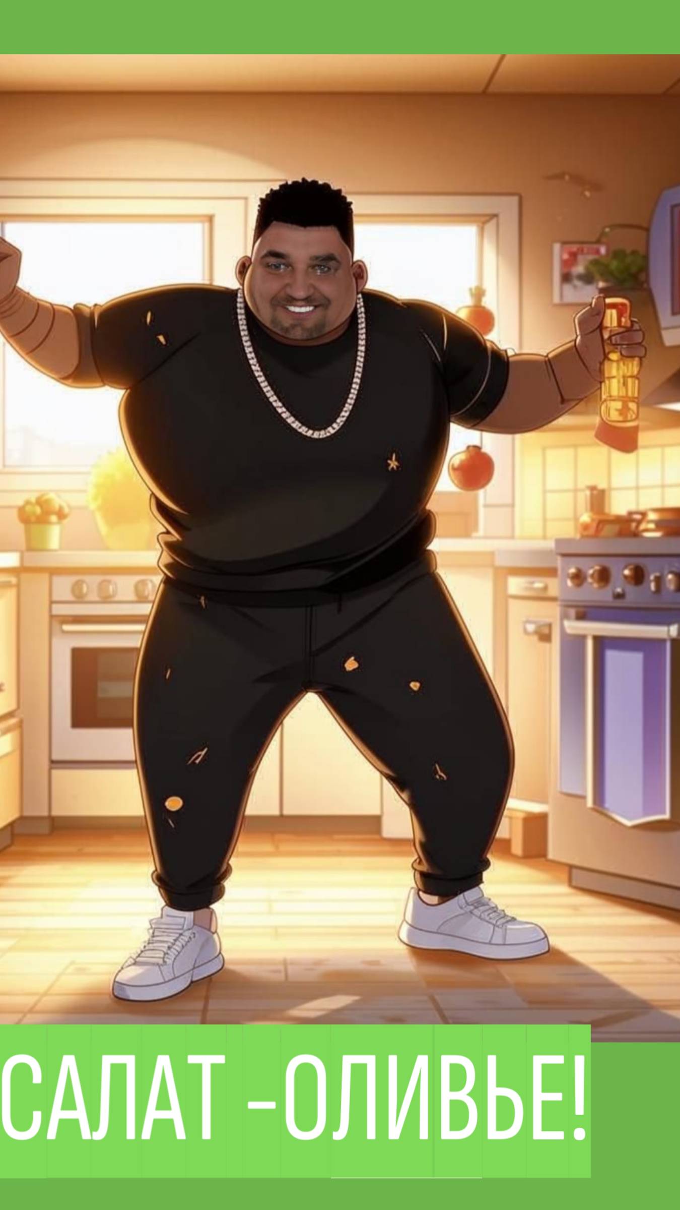 А вот салат, по рецепту Васи (Баста), получилось норм