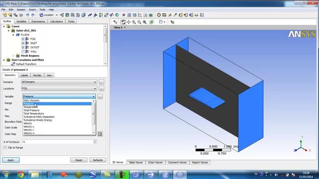 Analisa Foil di CFX dan CFD post ANSYS смотреть онлайн