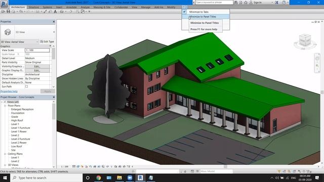Revit Architecture in Hindi : 05 UI - Ribbon & Quick Access Toolbar смотреть онлайн