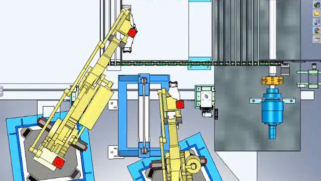 Solidworks2009_FANUC_ROBOT_M410-Animation смотреть онлайн
