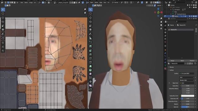 Use Blender to Put Your Face on a Retro 3D Character (PSX/N64) смотреть онлайн