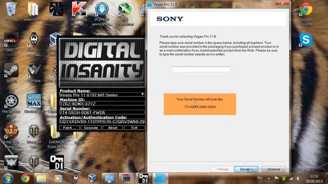 Sony Vegas Pro 11 (Rus+Crack) смотреть онлайн