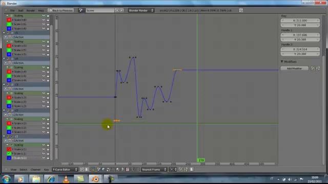 Blender 2.56 animation tutorial_ Array modifier_Fit Curve .mp4 смотреть онлайн