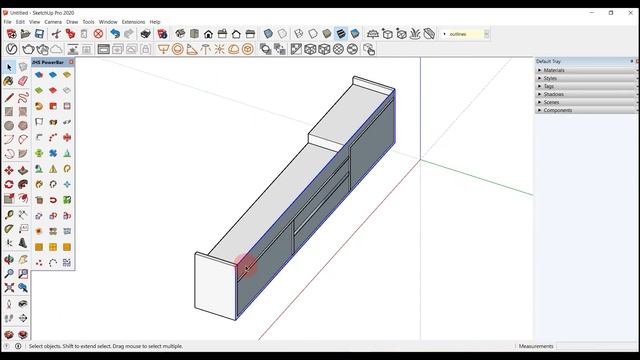 How to Design a TV unit in Sketchup2020 #SketchUp смотреть онлайн