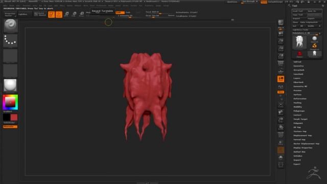 Sculpting in ZBrush 4R7 смотреть онлайн