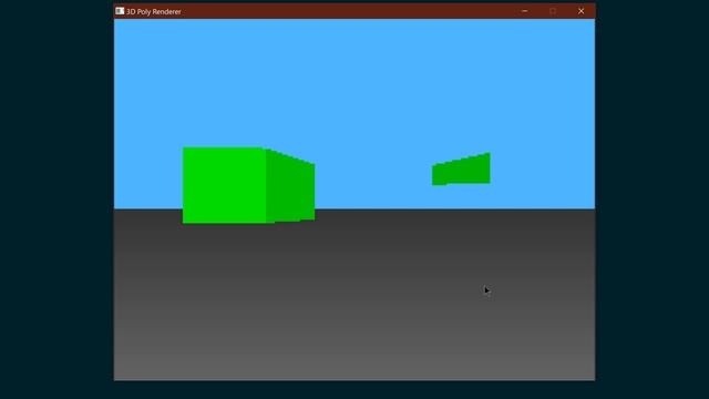 Pseudo-3D software-based polygon rasterization in slow motion смотреть онлайн