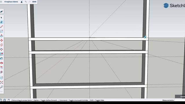 Cement Fireplace TV Niche with Basic Sketchup Tutorial смотреть онлайн