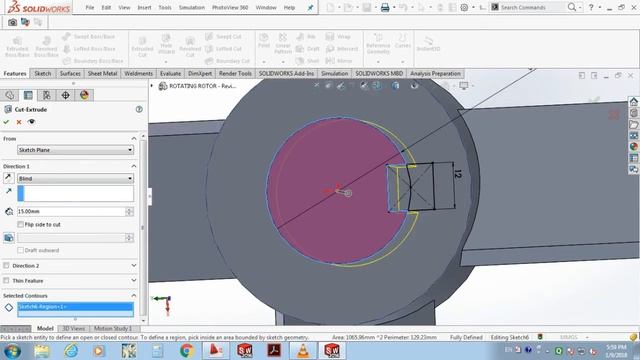 High Speed Mixing propeller-Solid Works Tutorial смотреть онлайн