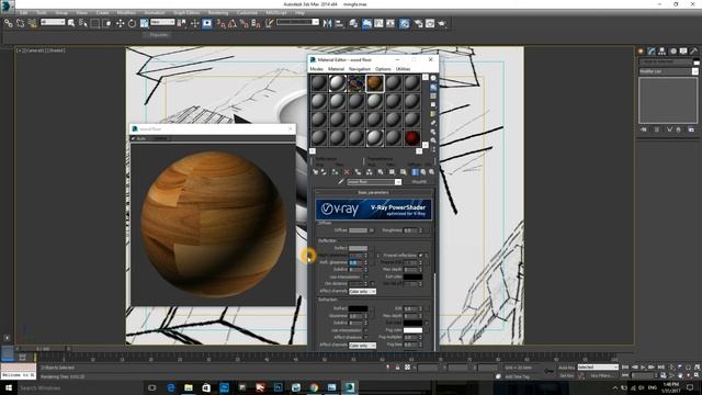 3ds max material editor : wood floor смотреть онлайн