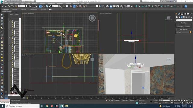 sketchup 2020 to 3ds max | Bath Render i| Interior Rendering Tutorial смотреть онлайн