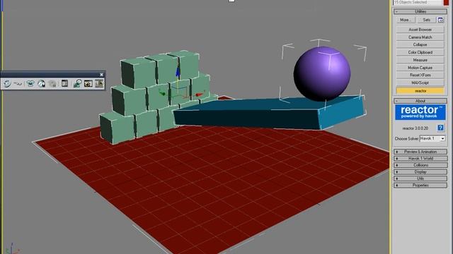 3ds max tutorial : reactor смотреть онлайн