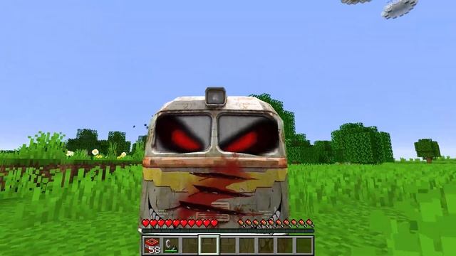 REALISTIC SCARY METRO TRAIN Inventory Shop in Minecraft ! Real INVENTORY CHALLENGE Animation ! смотреть онлайн