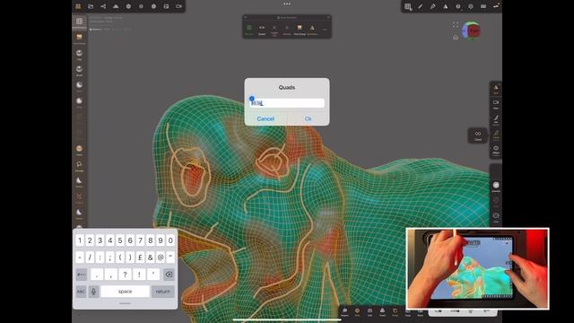 Nomad Sculpt update 1.85 - Quadremesher Density Painting смотреть онлайн