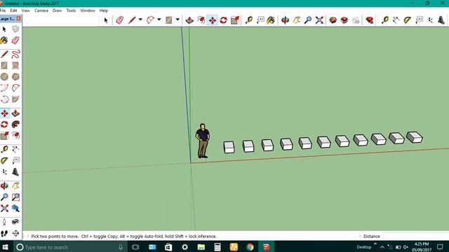 sketchup: copy & move commands смотреть онлайн
