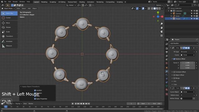 Blender beginner series No. 11 - Basic curve array смотреть онлайн