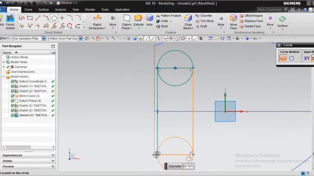 Nx 10 Studio Surface Copy Project Curve смотреть онлайн