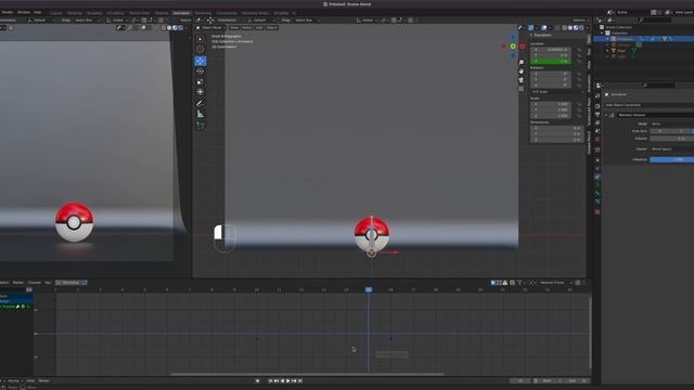 Blender 3D Bounce Animation Using Armature Rig and Maintain Volume Constraint Part 3 смотреть онлайн
