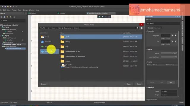 Altium Multiboard Projects