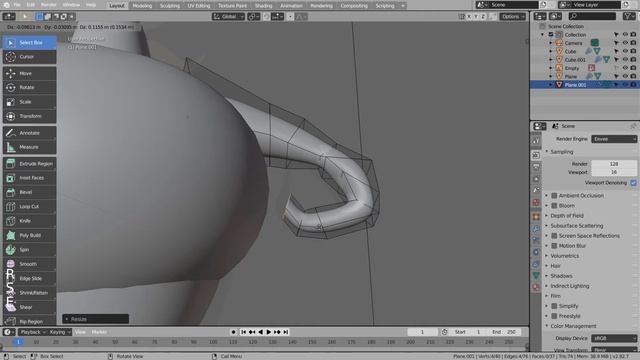 Modeling a fantasy monster - Blender Tutorial смотреть онлайн
