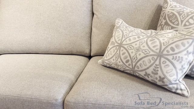 Mosman Square Arm Sofa Bed in Zepel Dynamo Fabric смотреть онлайн