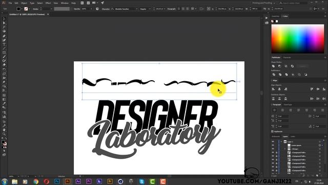 Illustrator and Cinema 4D -3D handwritten text смотреть онлайн