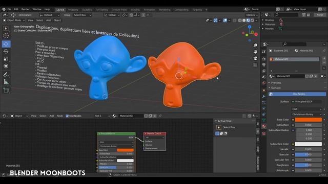 Blender : Duplications, duplications liées et Instances de Collections смотреть онлайн