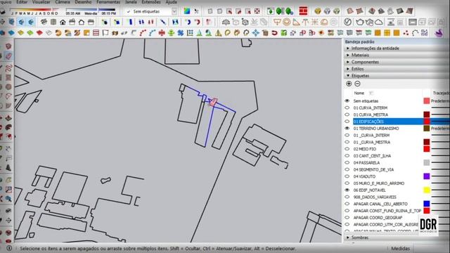 VEJA COMO LIMPO DWG, IMPORTO NO SKETCHUP E MODELO TERRENO смотреть онлайн