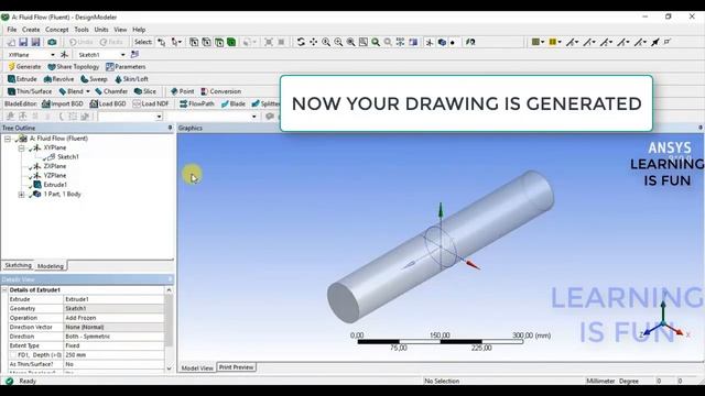 HOW TO MAKE 3D GEOMETRY IN ANSYS 2020 смотреть онлайн