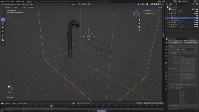 Blender Tutorial - Beautiful Water Fluid Simulation - water inflow in blender смотреть онлайн