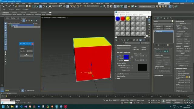 3ds Max - Detach Meshes by Material ID Script смотреть онлайн