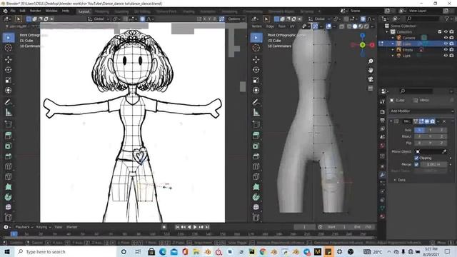 DANCE ANIMATION TUTORIAL in BLENDER (PART1) - Beginner Character Modelling in 14 mins смотреть онлайн